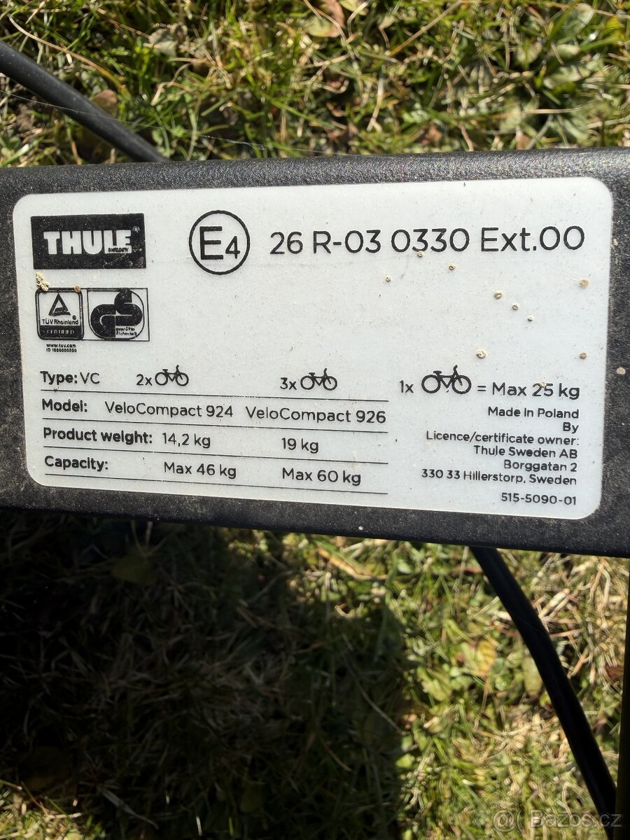 Thule VeloCompact 926 na 3 kola - 3