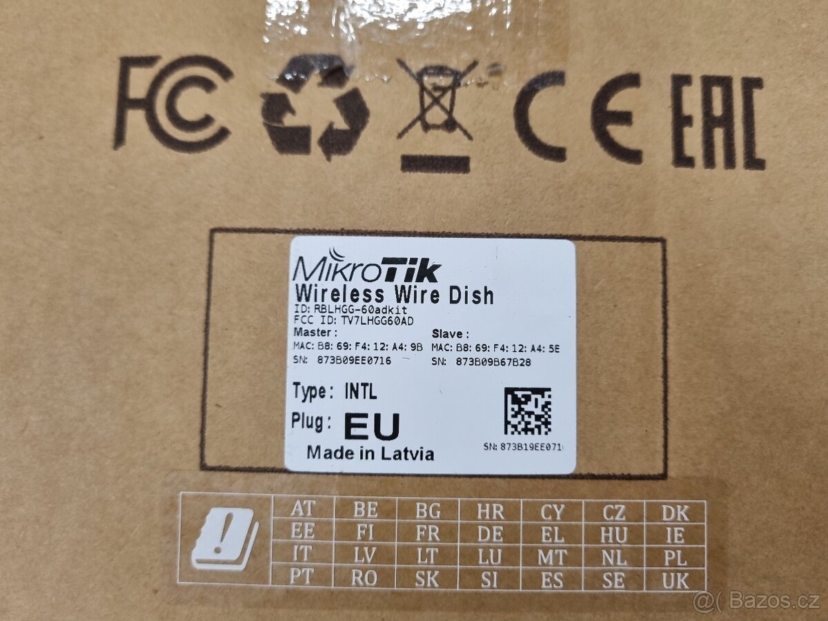 MikroTik RouterBOARD Wireless Wire Dish, kompletní spoj - 3