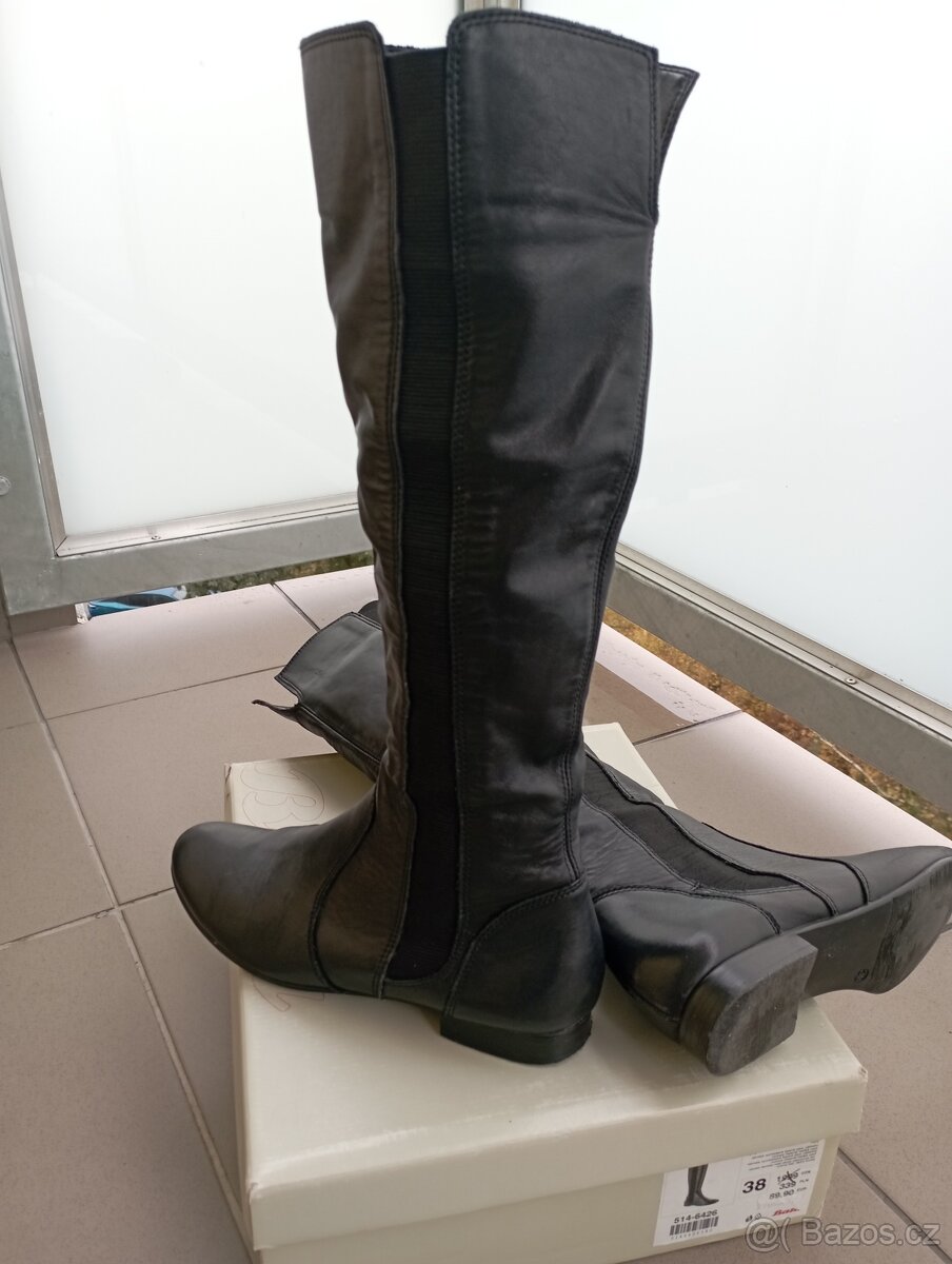 Dámské kožené kozačky - 3