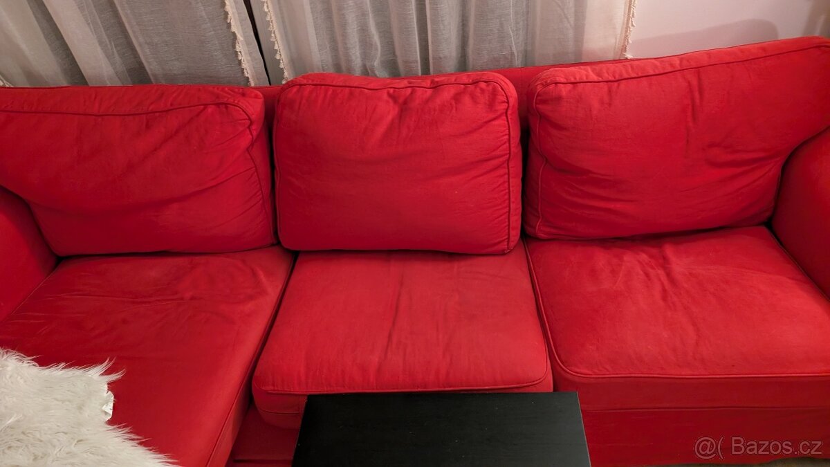 Gauč Ektorp velký červený - 3