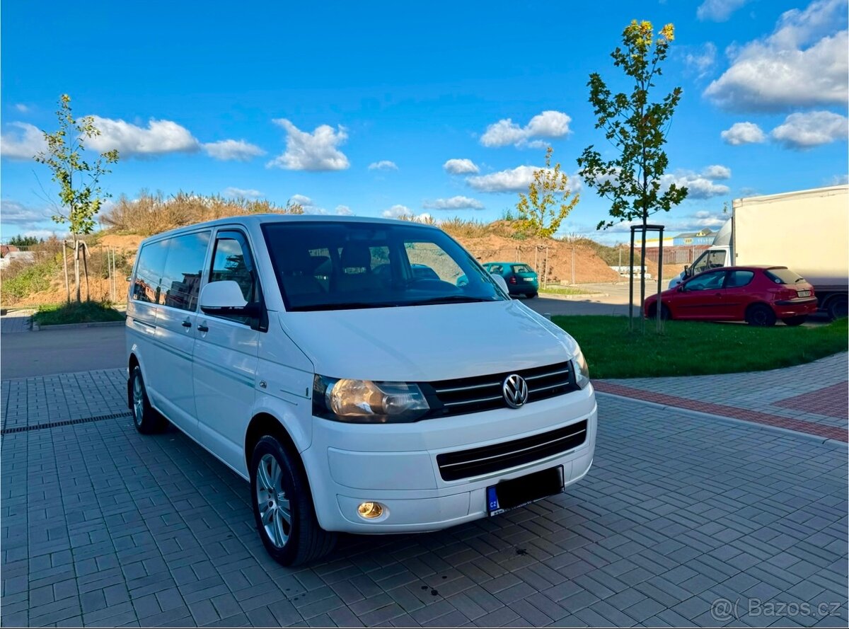Vw Caravelle 2.0 TDi 103Kw 9-míst long 2011, pěkný stav - 3