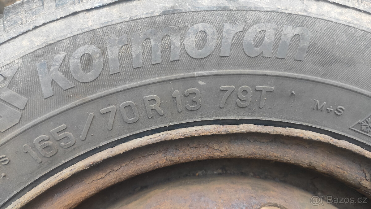 Prodám zimní sadu kol 165/70 R13 79T - 3