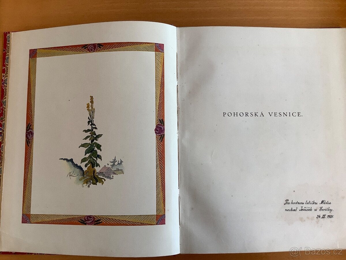 Božena Němcová: Pohorská vesnice, Česká grafická unie, 1921 - 3