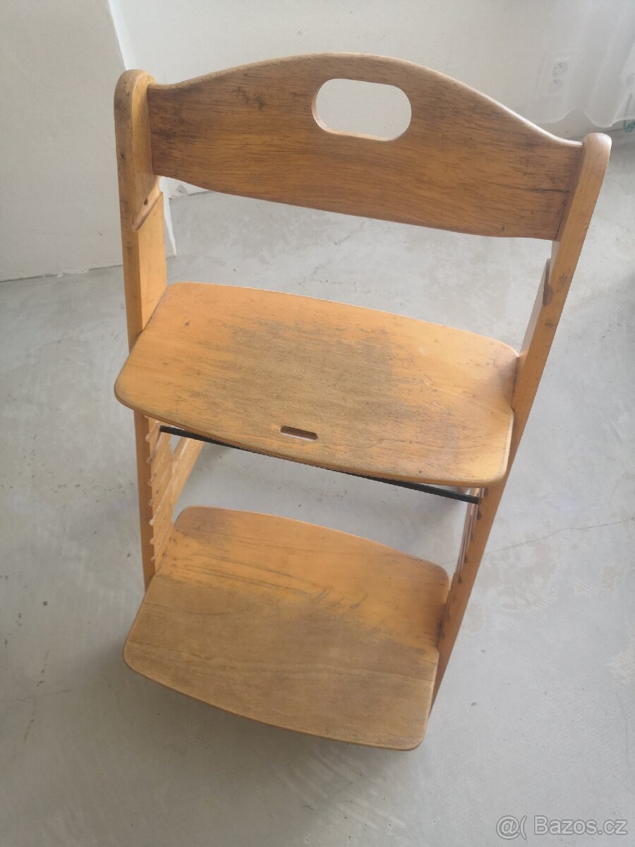 Dětská dřevěná rostoucí židle - 3