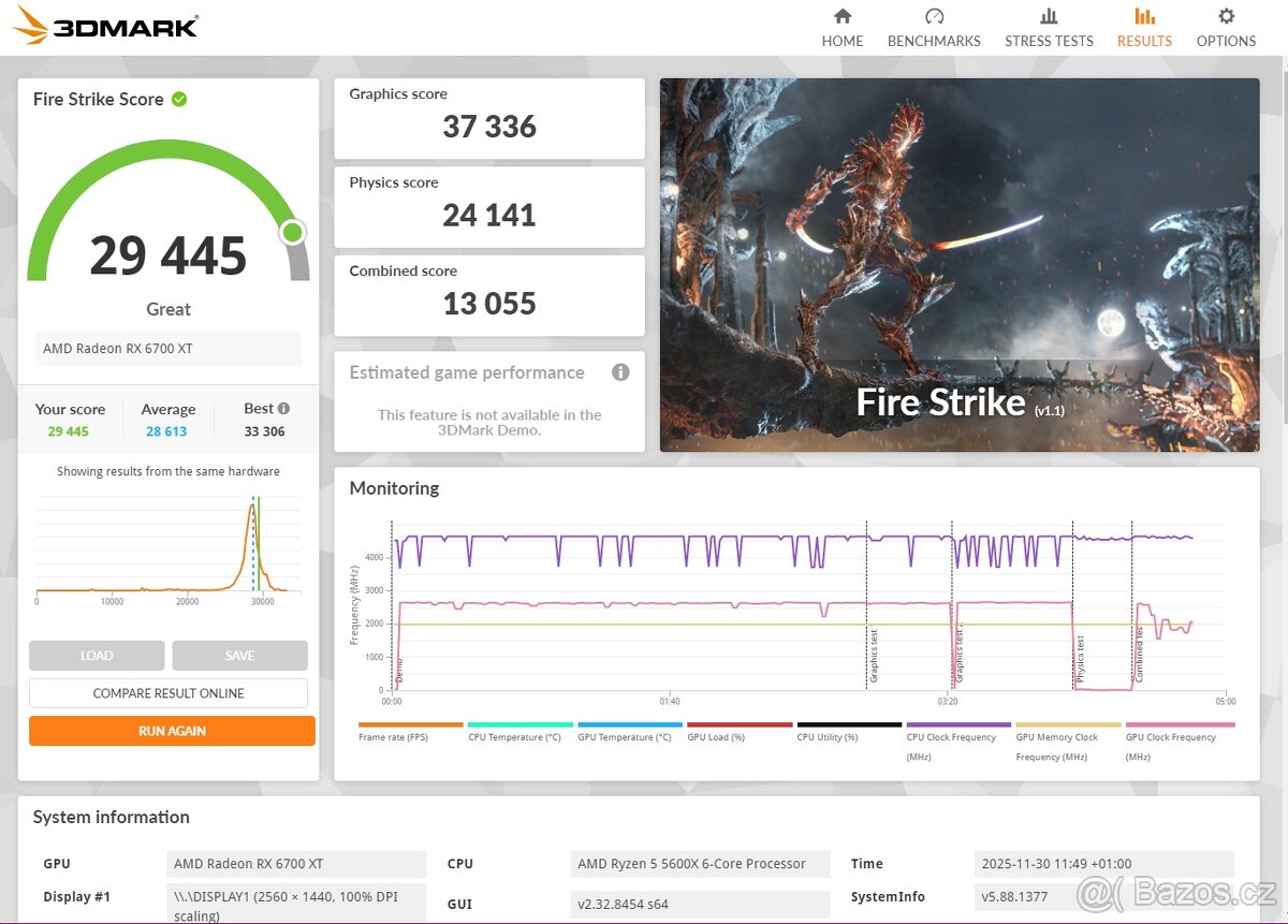 Sapphire Radeon RX 6700 XT NITRO + 12GB - 3