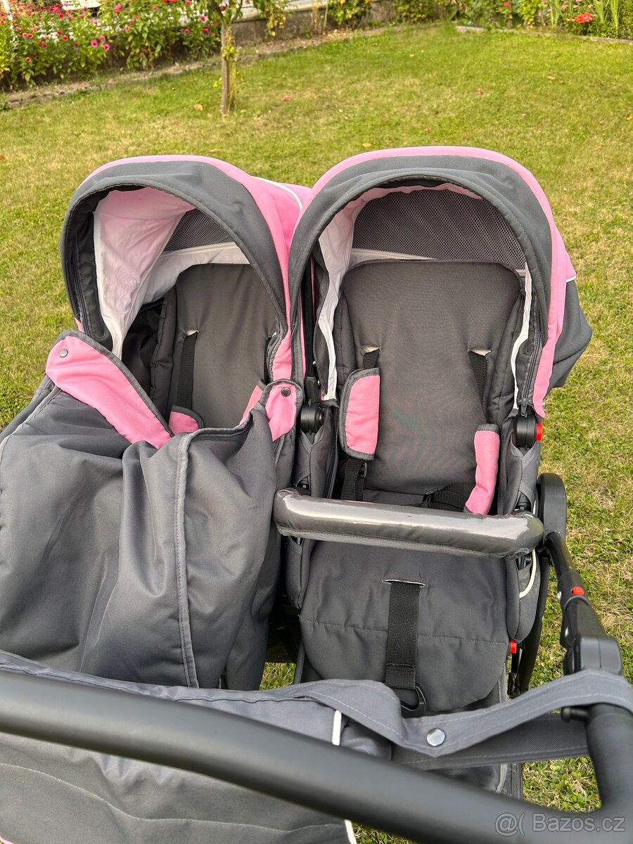 Kočárek pro dvojčata Dorjan twin quick - 3