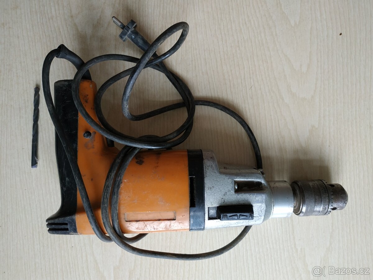 Funkční - elektrická vrtačka VEB Elektrowerkzeuge Sebnitz - 3