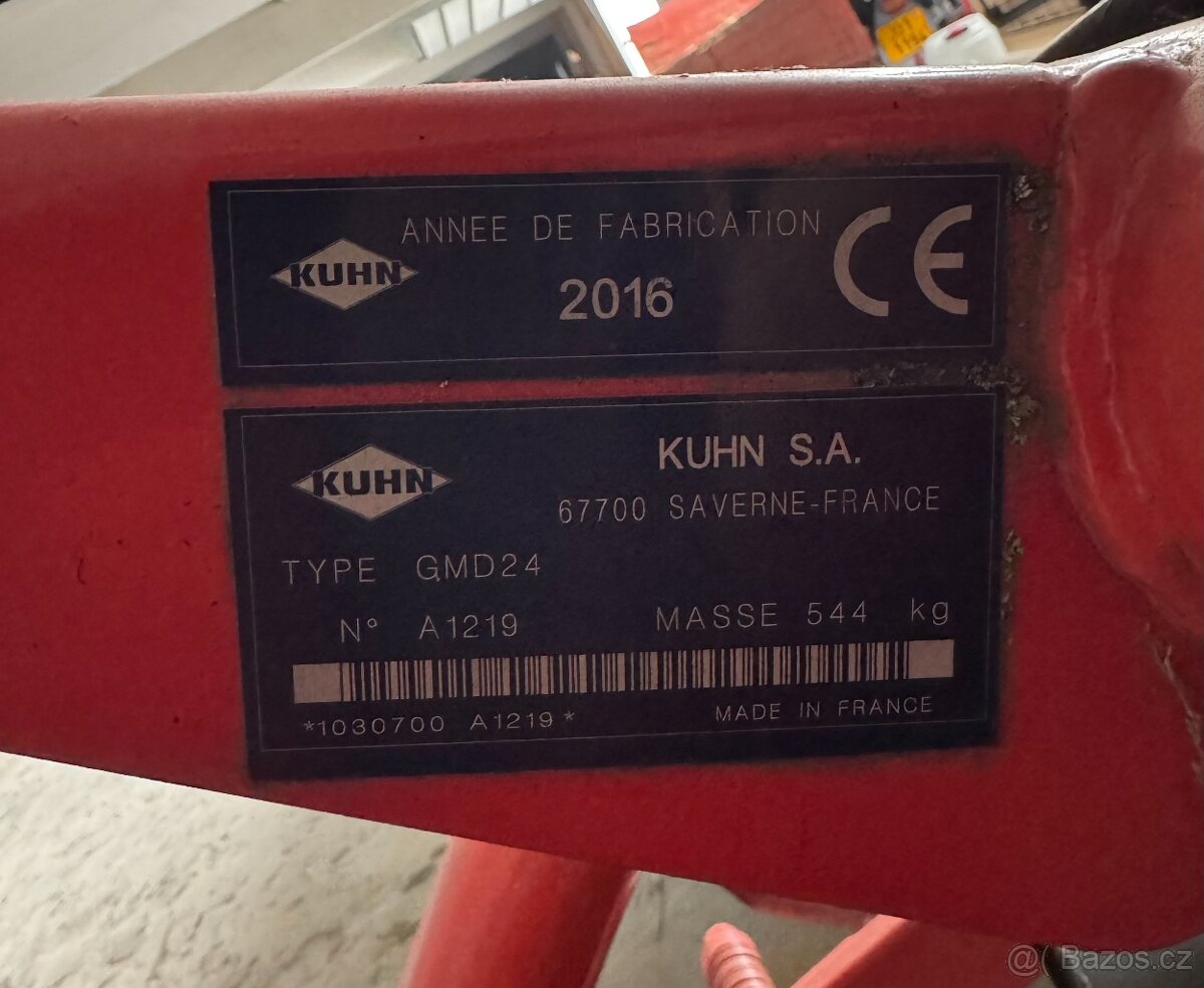 Disková sekačka KUHN - 3