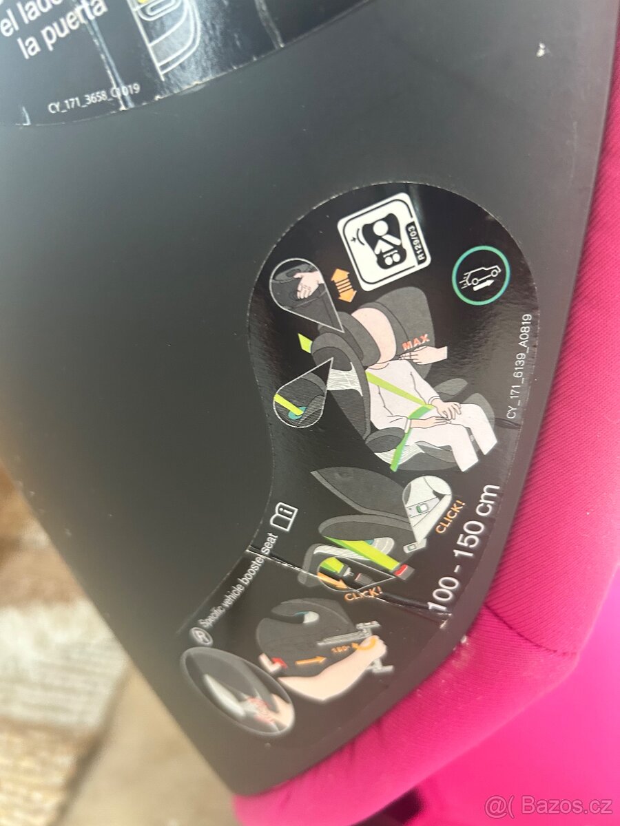 CYBEX Solution S-Fix Magnolia Pink 100-150cm - 3