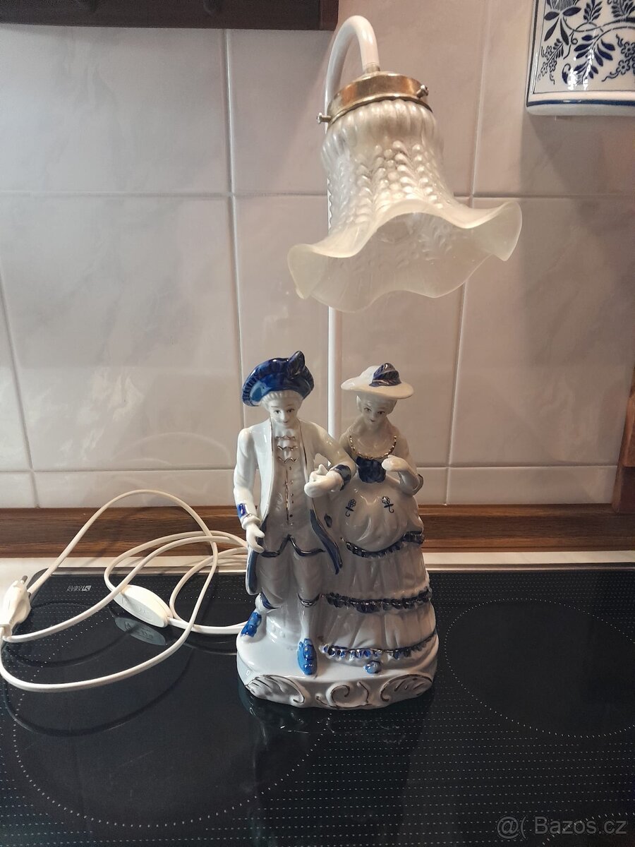 Porcelánová lampa - 3
