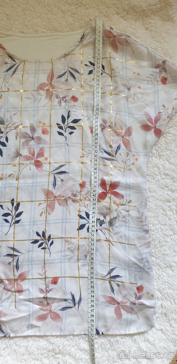 Tričko vel.42 a halenka M. - 3