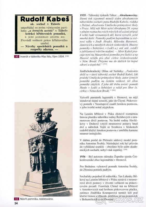 monografie sochaře Rudolfa Kabeše - 3