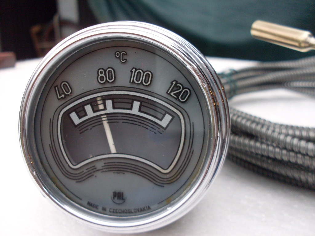 Prodám budík teploměru č.12- dlouhá kapilára 8,7m - 3