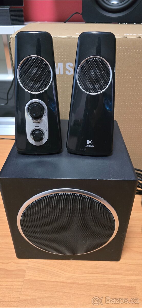 Repro bedynky k pc Logitech Z523 2.1 - 3