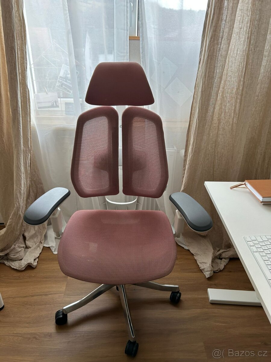 Ergonomická kancelářská židle Liftor Active růžová - 3