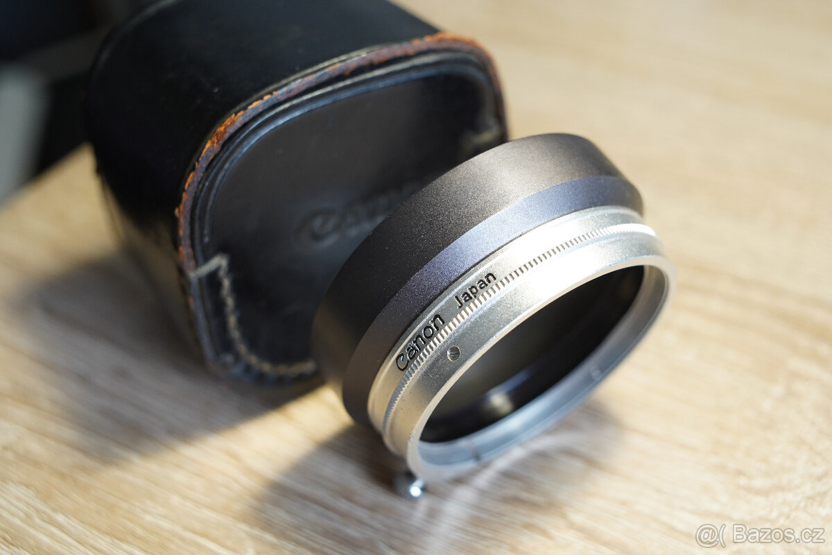 Canon LTM 50/1.4 příslušenství - sluneční clona, velmi hezká - 3