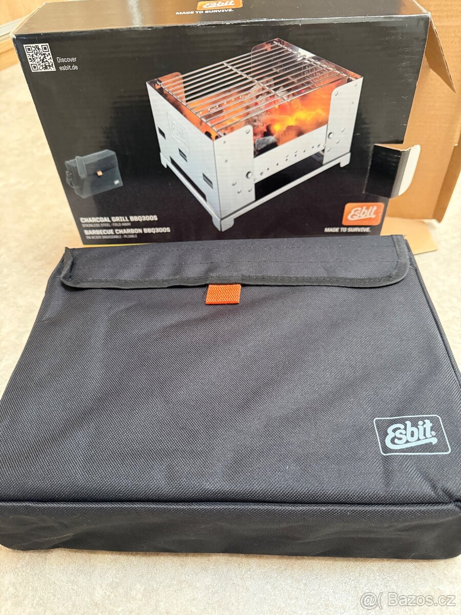 Campingový skládací gril Esbit na dřevěné uhlí - 3