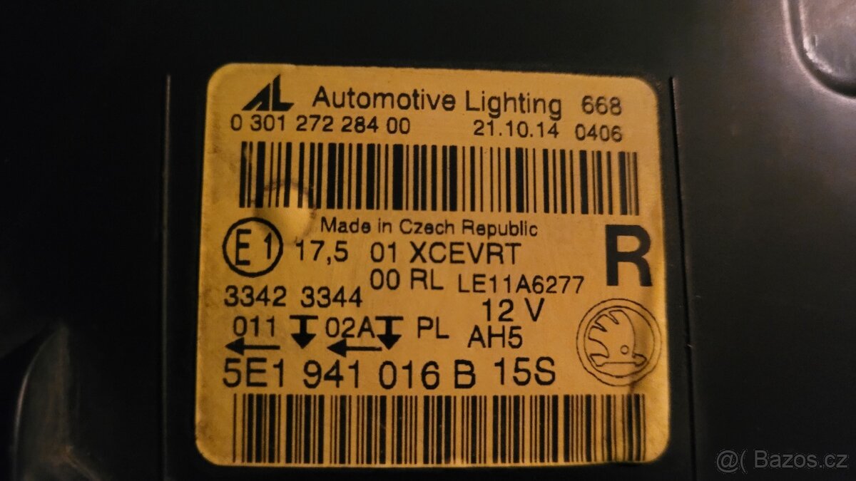 Š. Octavia 3 pravý xenon předface - 3