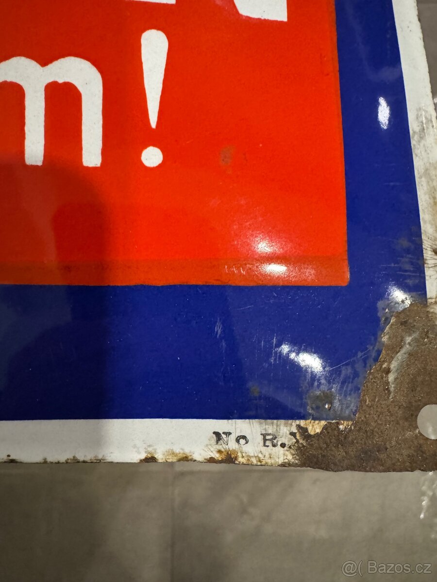 Smaltovaná cedule Radion - 3