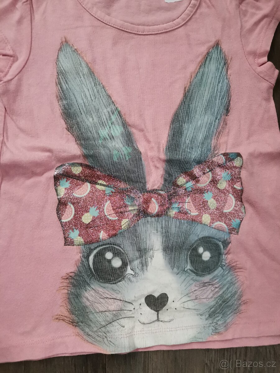 Tričko se zajíčkem vel. 110 - 3