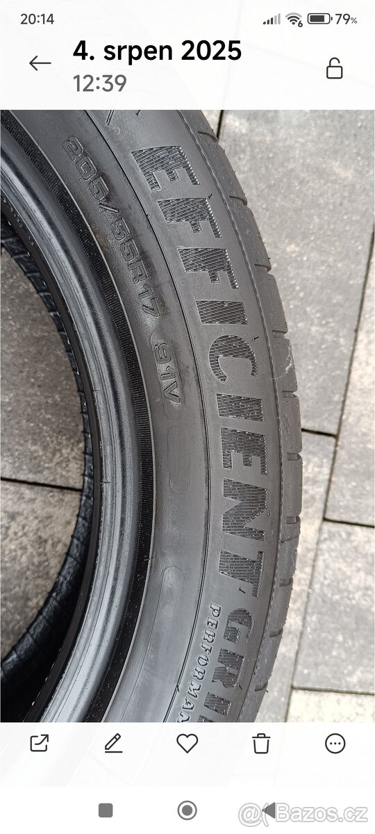 Letní pneumatiky 205/55R17 91V - 3