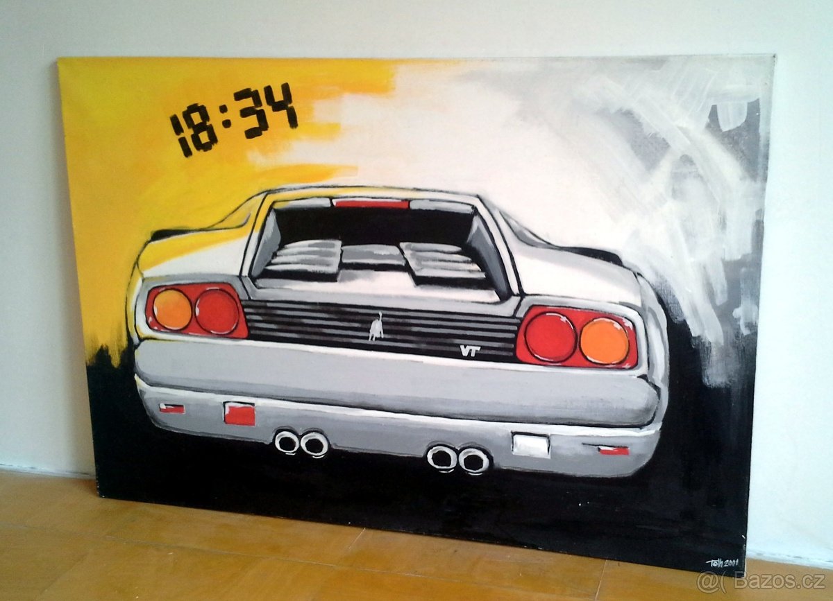 Obraz: Bílé Lamborghini v 18:34 - 3