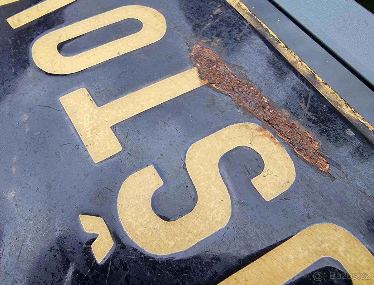 Smaltovana cedule C.K. POŠTOVNA R-U - 3