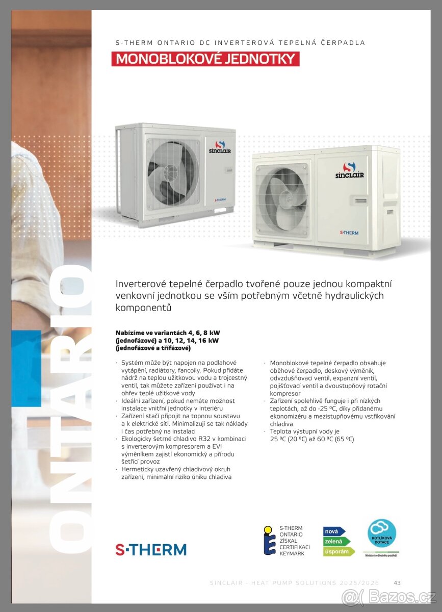 Tepelné čerpadlo Monoblok. - 3