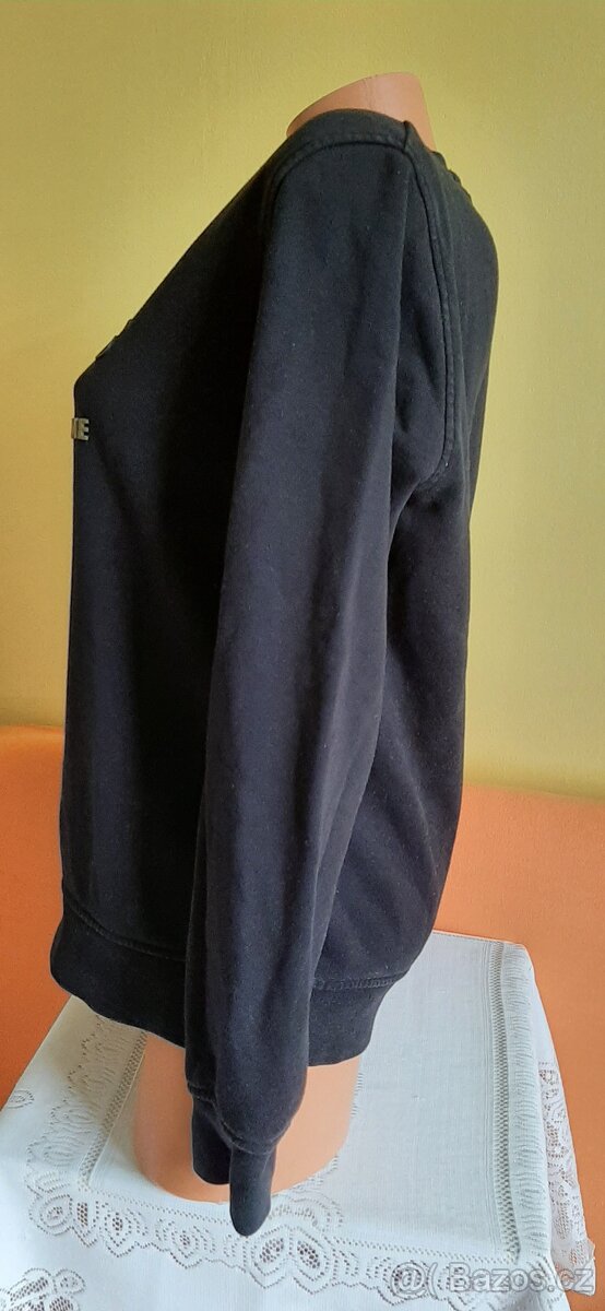 Originál černá mikina Karl Lagerfeld S - 3