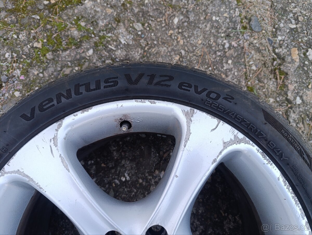 Alu kola + pneu Hankook R17 - 3