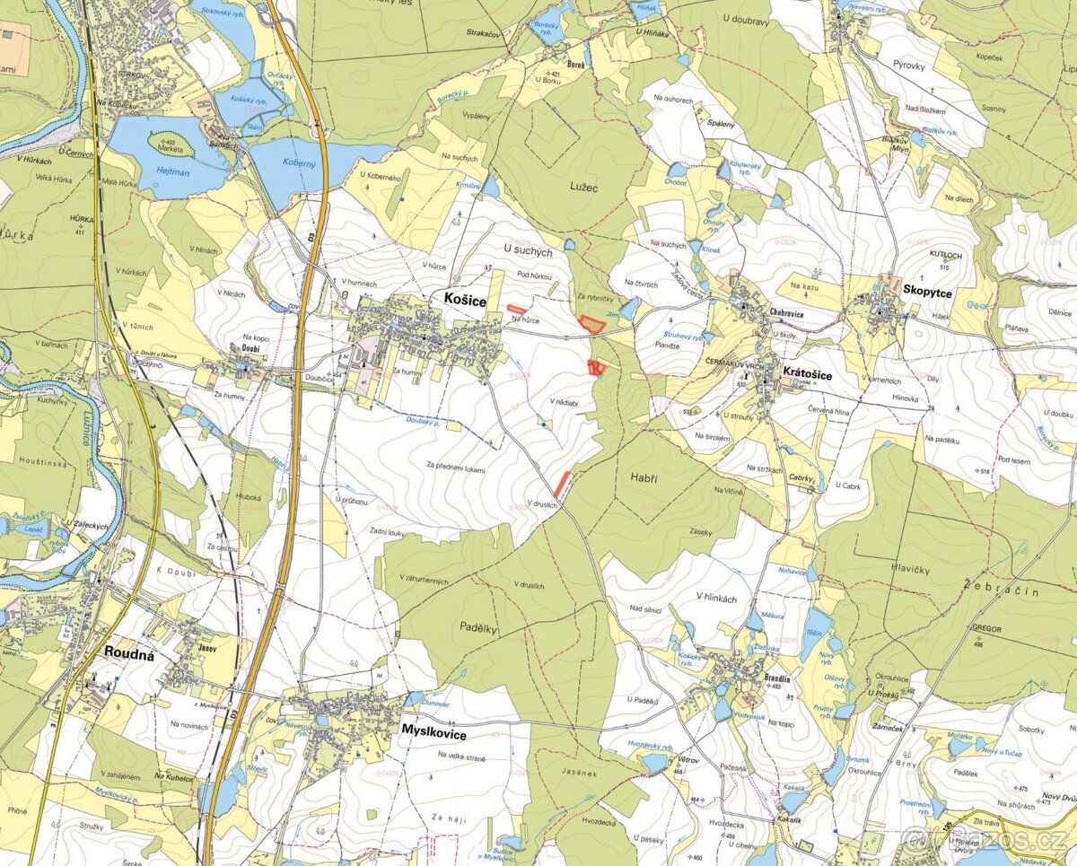 Les, prodej, Košice, Tábor - 3