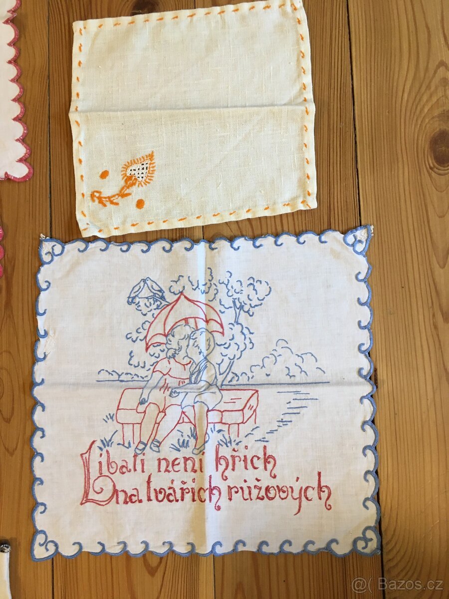 Vysivane obrazky decka z provazku hneda a 2 kapsare - 3