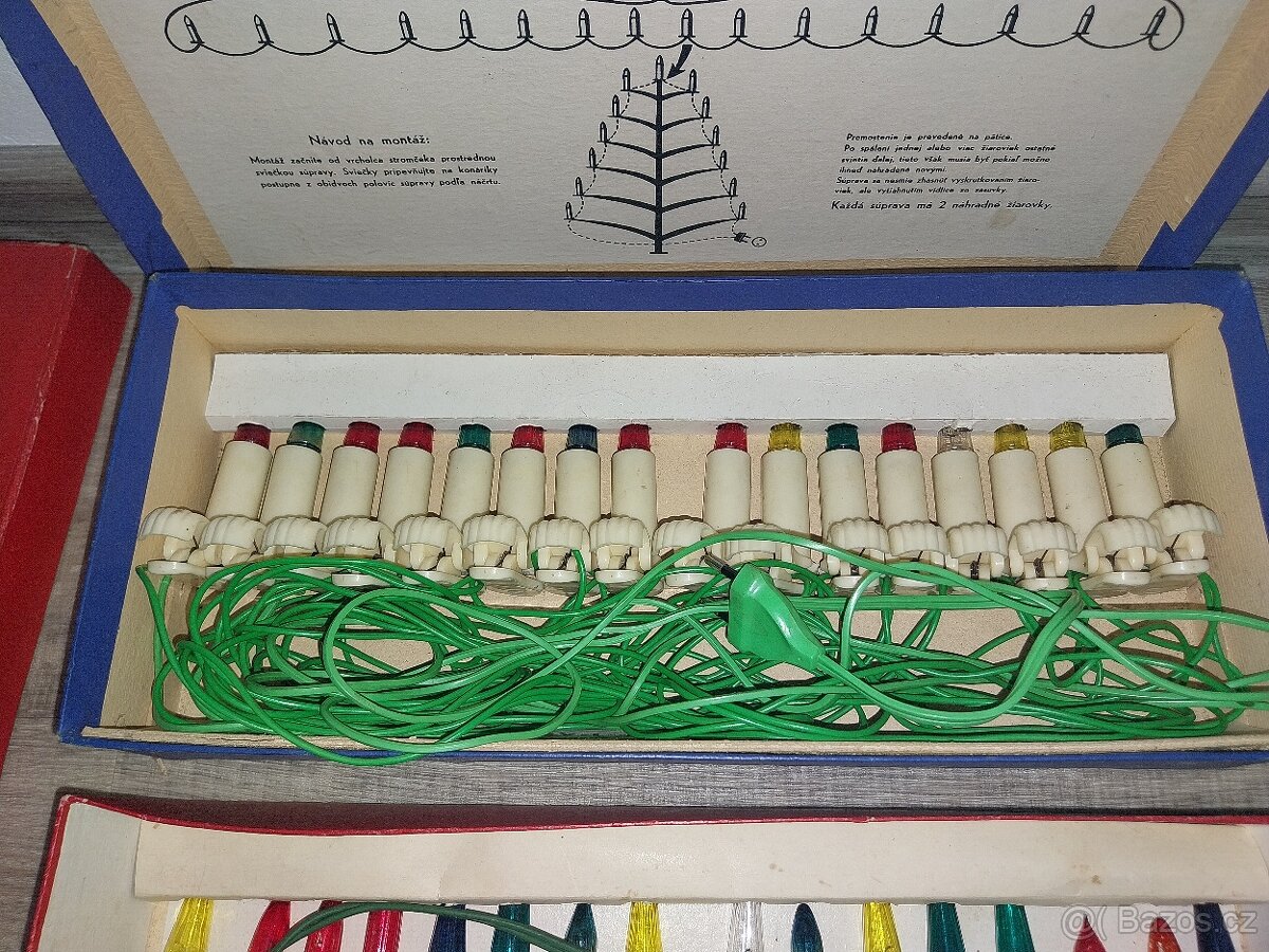 Retro Souprava Vánočního Osvětlení Zlatokov - 3