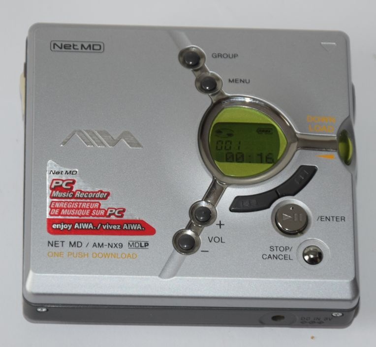 Minidisc Aiwa, AM-NX9, NET MD, MDLP, MD disky, manual - 3