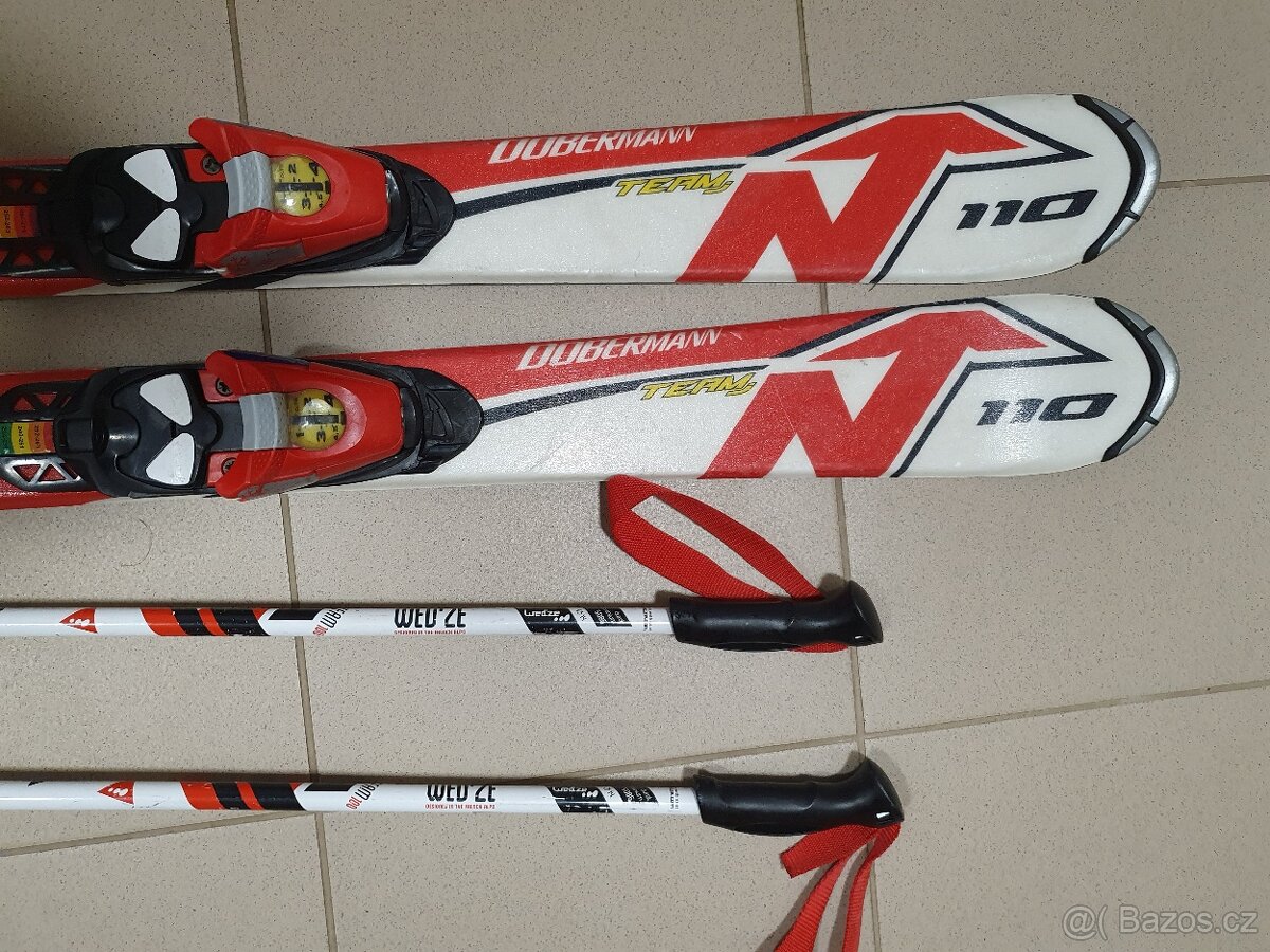 Dětský lyžařský set NORDICA Dobermann Teamj race 110 cm - 3