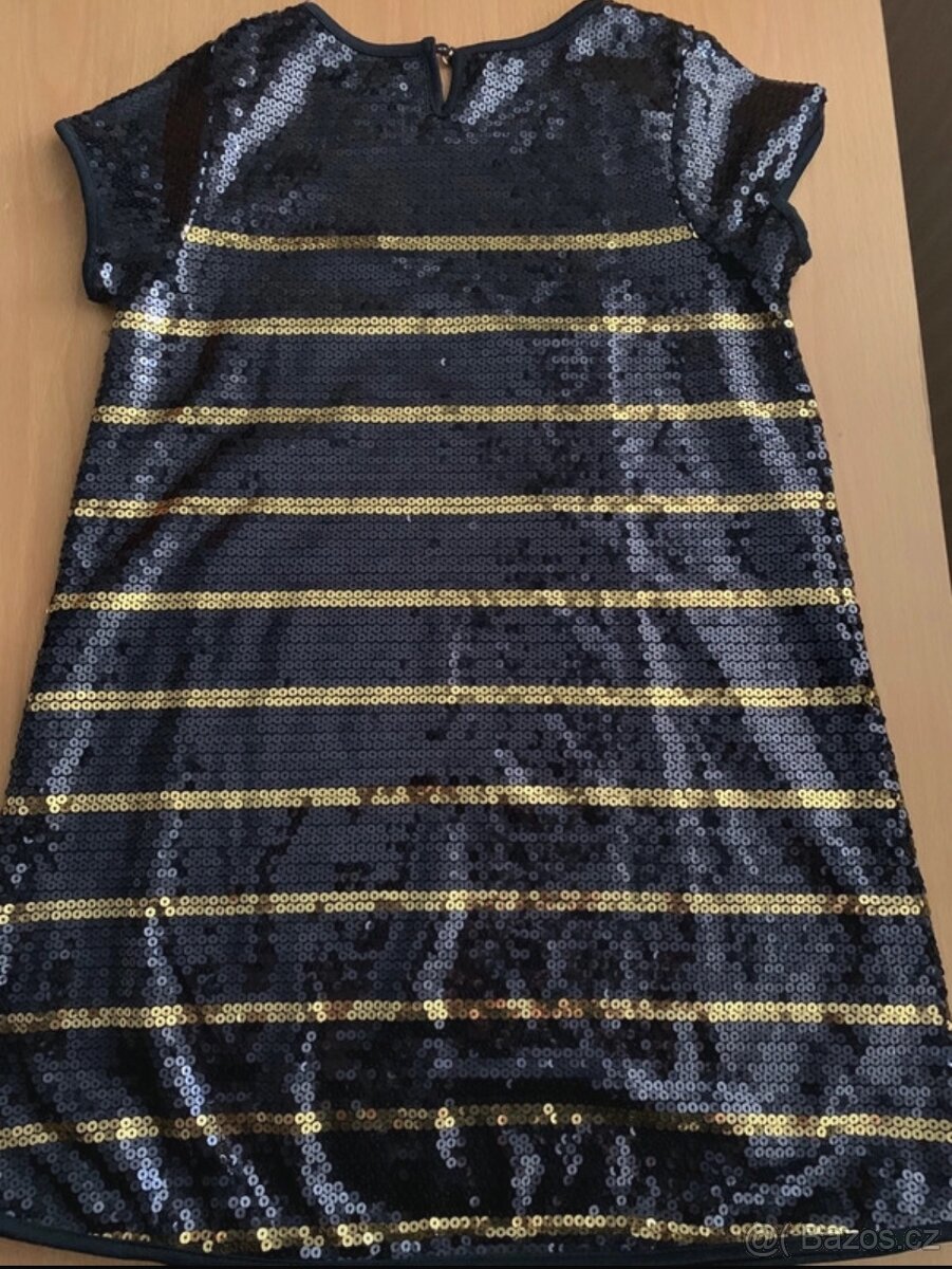 Vánoční, slavnostní šaty Lindex 134/140 - 3