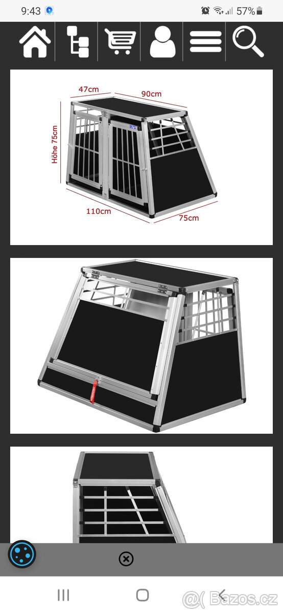 Přepravní box pro psa do auta - 3