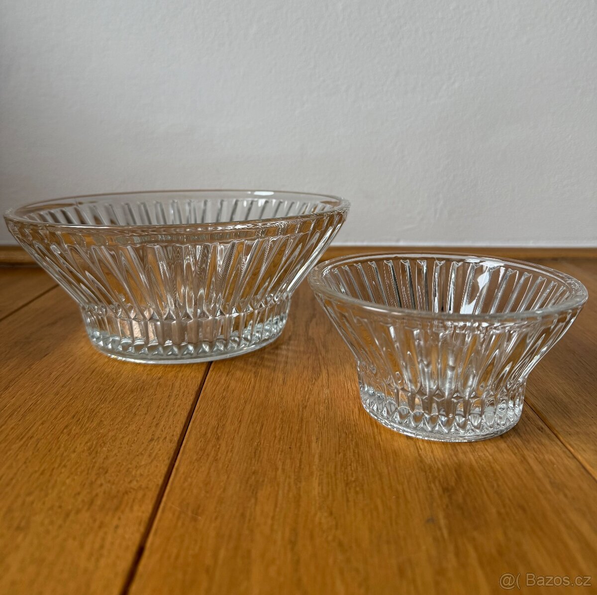 Skleněná mísa a misky - 3