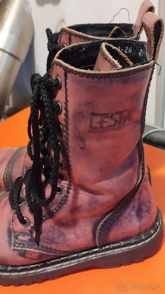 Dámské kožené zimní boty Lesta - 3
