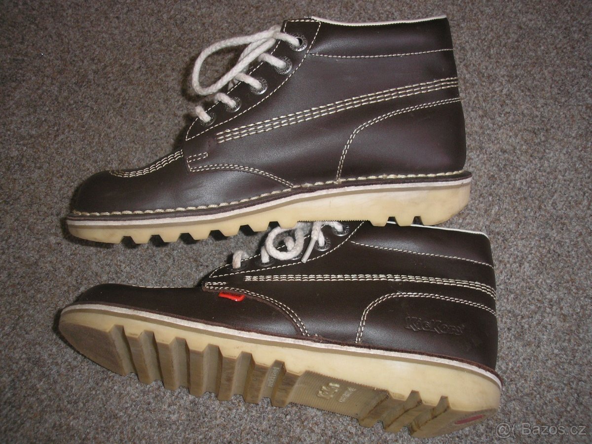 Kožené kotníčkové boty vel.40 - 3