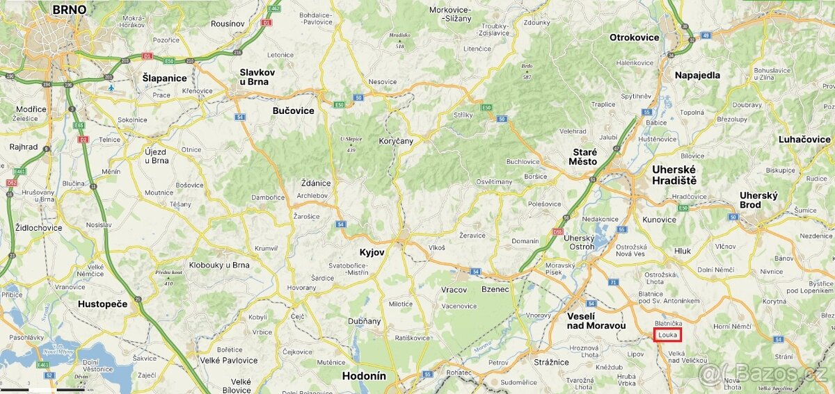 Prodej orné půdy v kú Louka u Ostrohu 0,35 Ha - 3