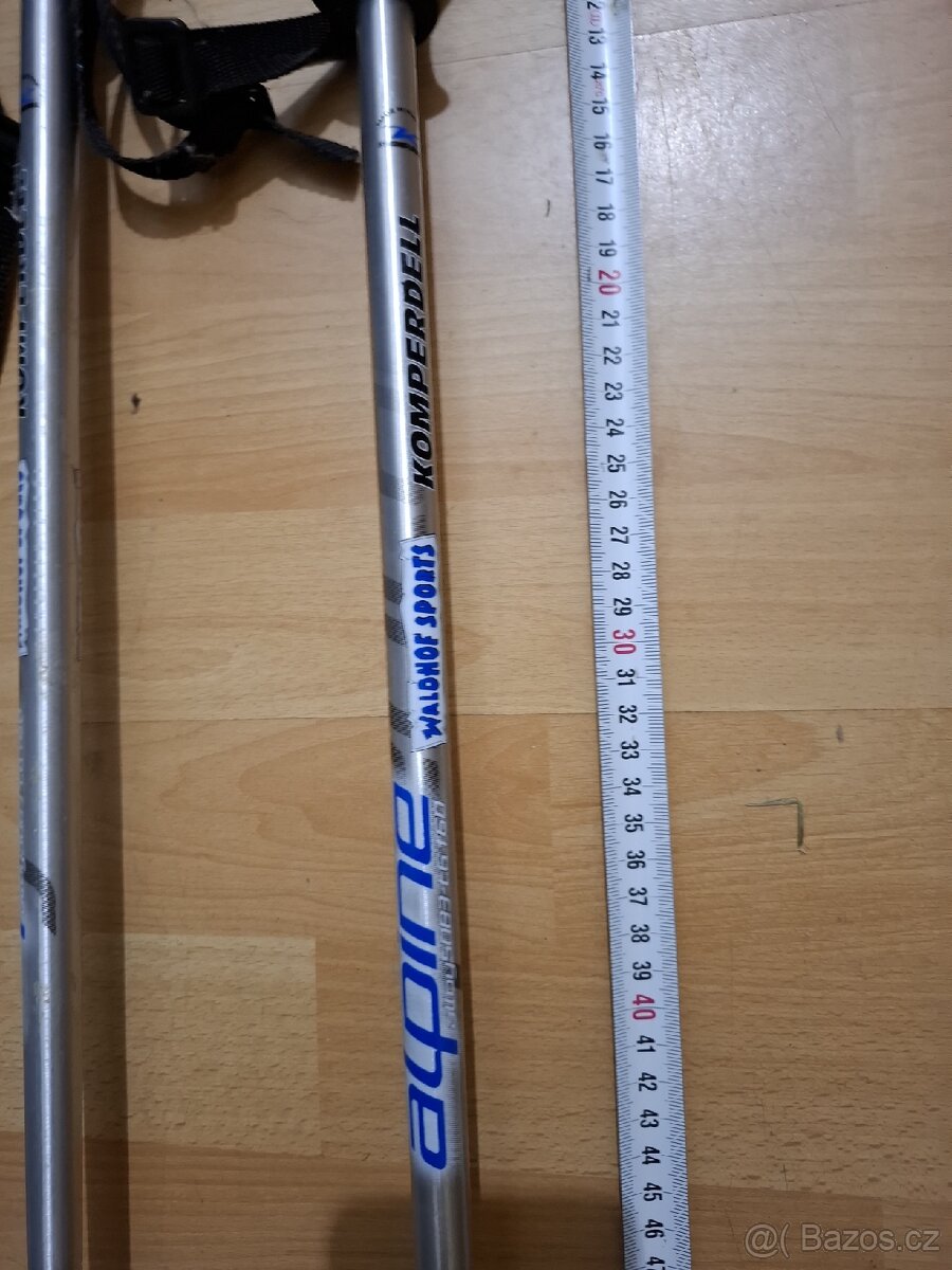 Dětské lyžařské hůlky 65 cm, sjezdové - 3