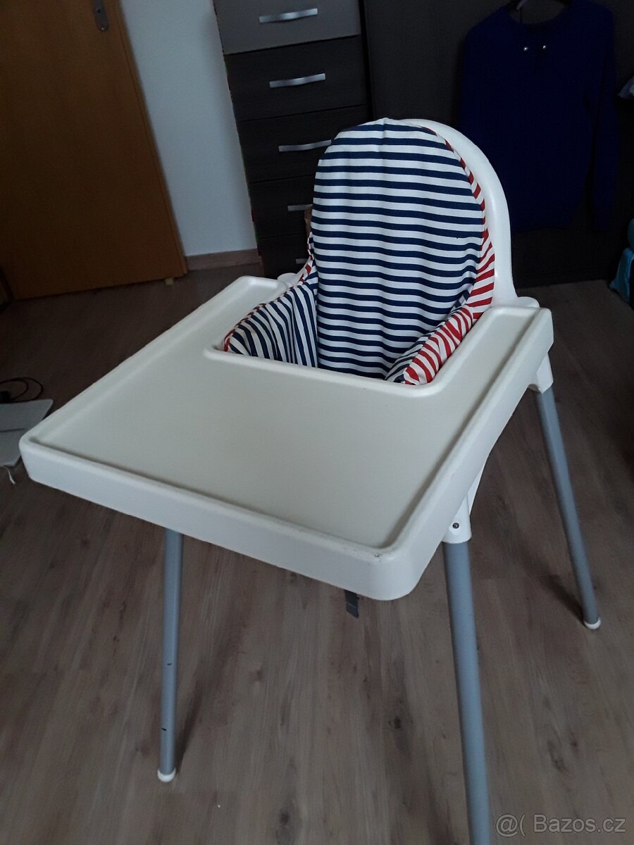 Dětská jídelní židlička s polštářkem - 3