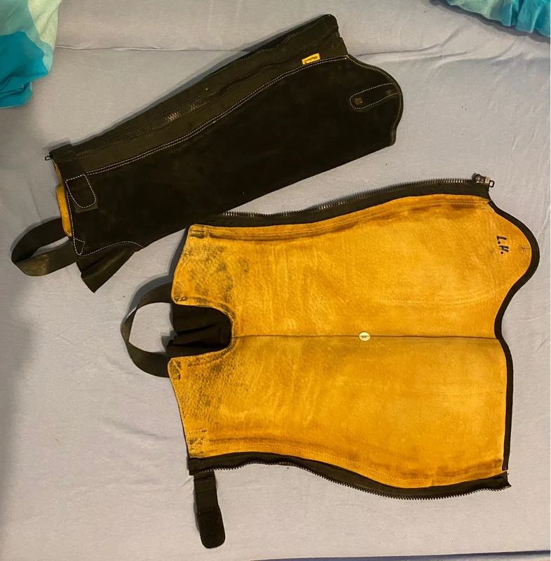 Minichapsy - kožené + látkové - 3