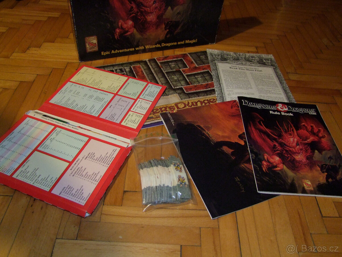 Prodej různých RPG her na hrdiny Dungeons Dragons - 3