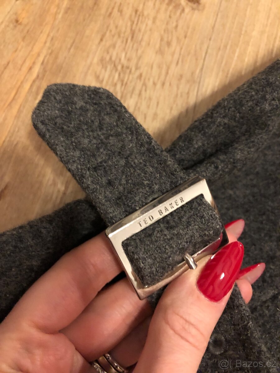 Vlněný zimní dámský kabát Ted Baker - 3