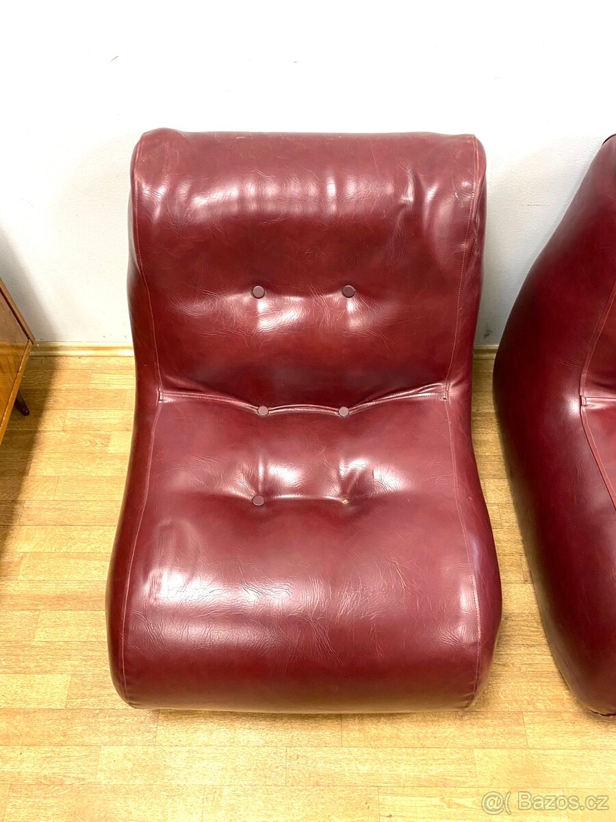 Retro křesla 70. léta Space Age - 3