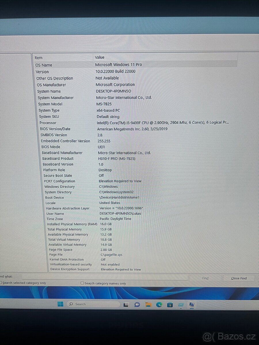 Herní PC Intel i5 / GTX 1060 / 16GB RAM / SSD + HDD - 3