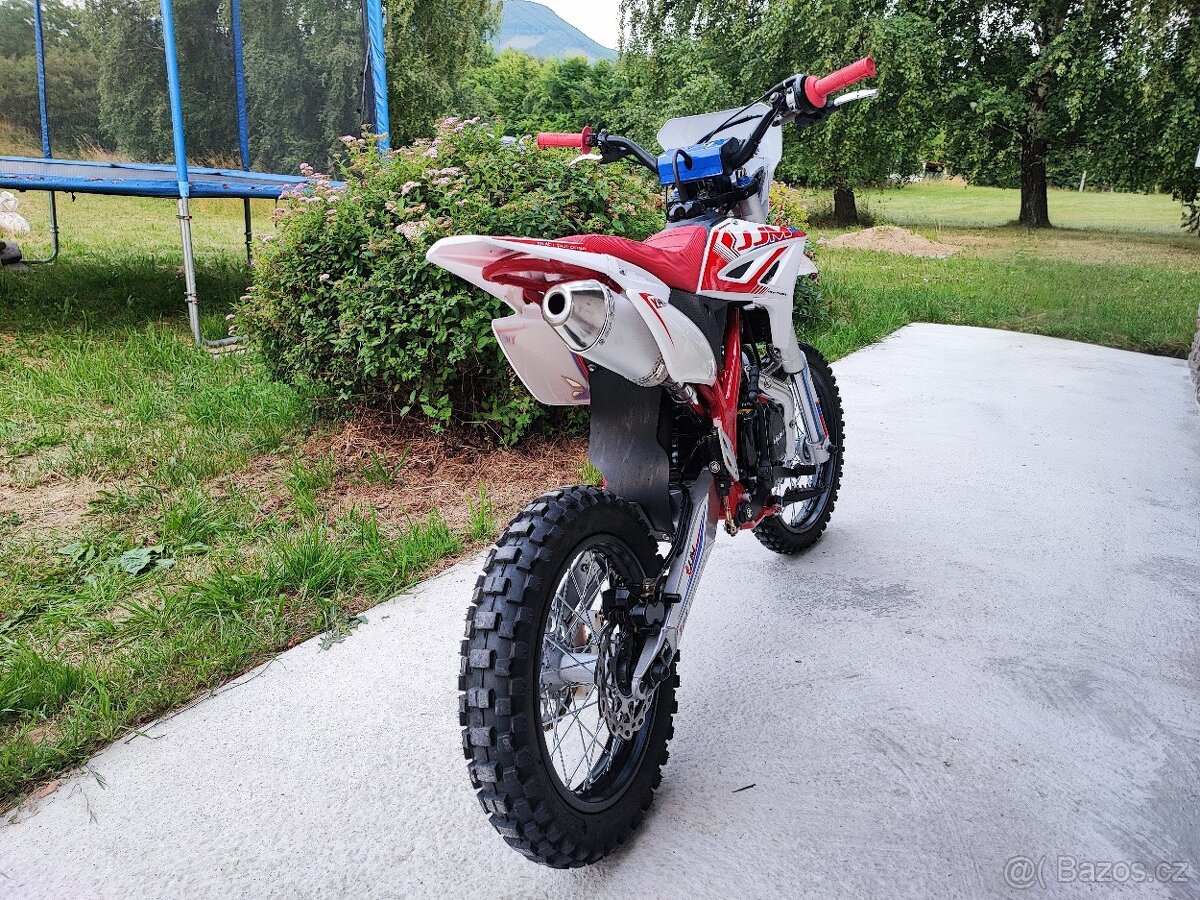 JJM PITBIKE Y140 DUAL PURPOSE 17/14 červená - zánovní moto