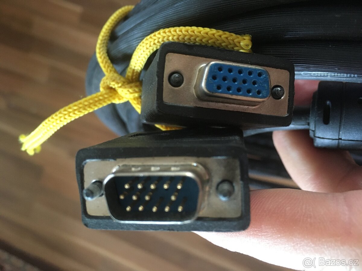 Datový kabel mini SCART 10 m k dataprojektoru - 3